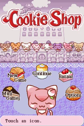 Cookie Shop - Create Your Dream Shop (USA) (En,Fr,Es) screen shot title